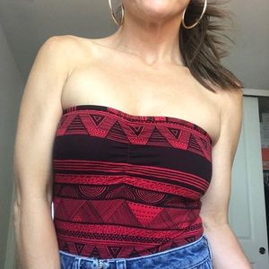 American Apparel Strapless Body Suit